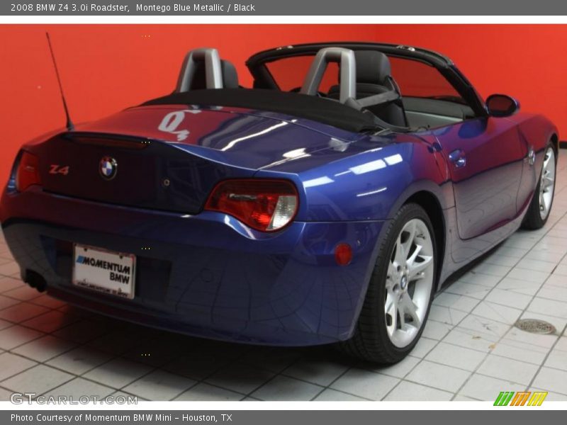 Montego Blue Metallic / Black 2008 BMW Z4 3.0i Roadster
