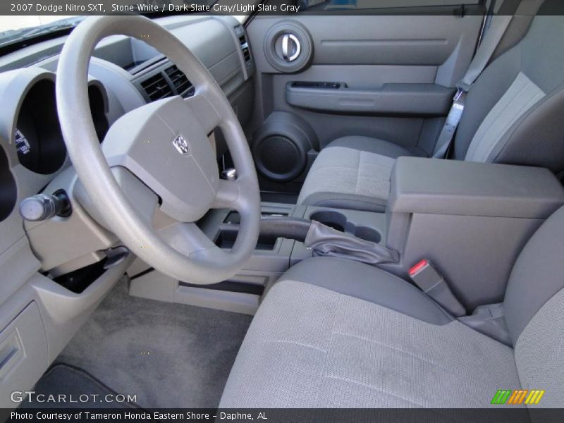 Stone White / Dark Slate Gray/Light Slate Gray 2007 Dodge Nitro SXT