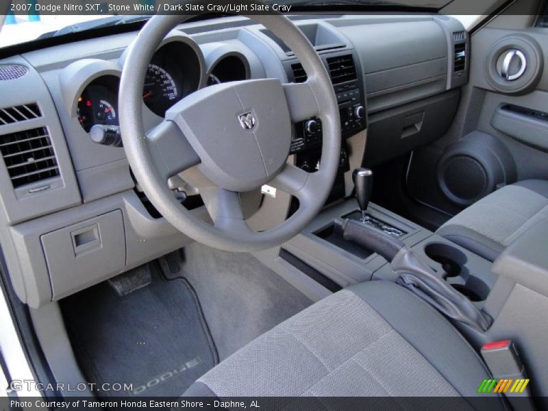 Stone White / Dark Slate Gray/Light Slate Gray 2007 Dodge Nitro SXT