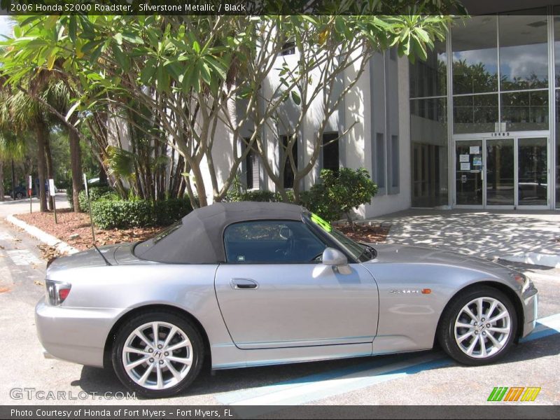 Silverstone Metallic / Black 2006 Honda S2000 Roadster