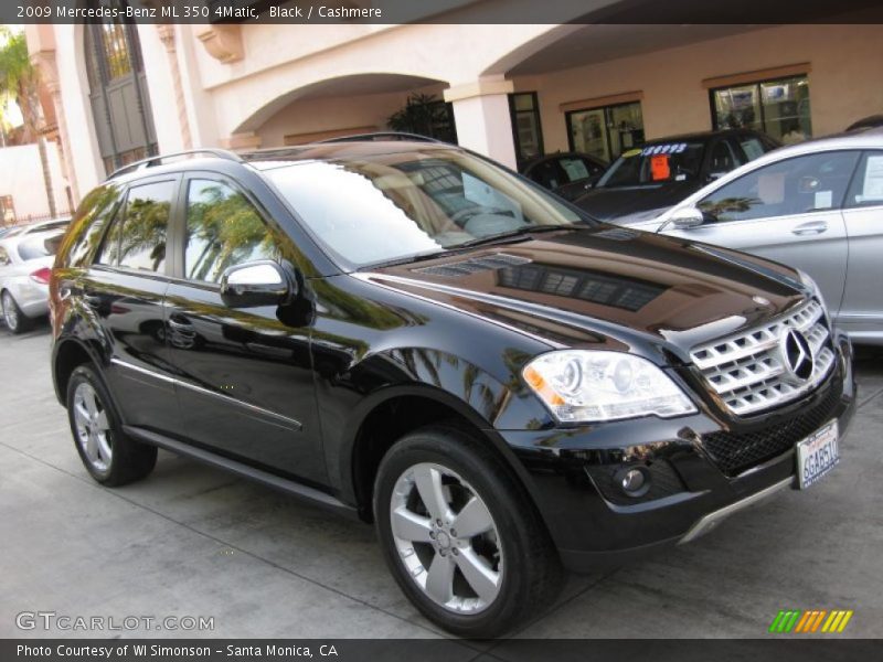 Black / Cashmere 2009 Mercedes-Benz ML 350 4Matic