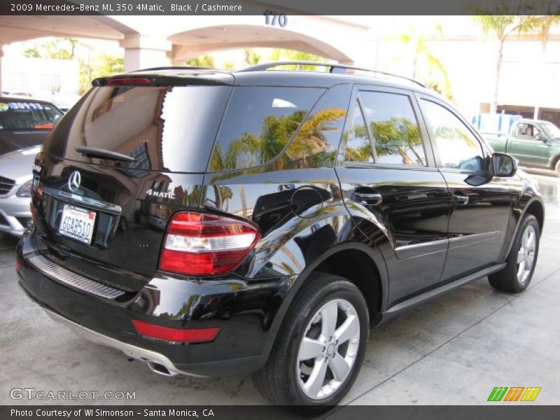 Black / Cashmere 2009 Mercedes-Benz ML 350 4Matic