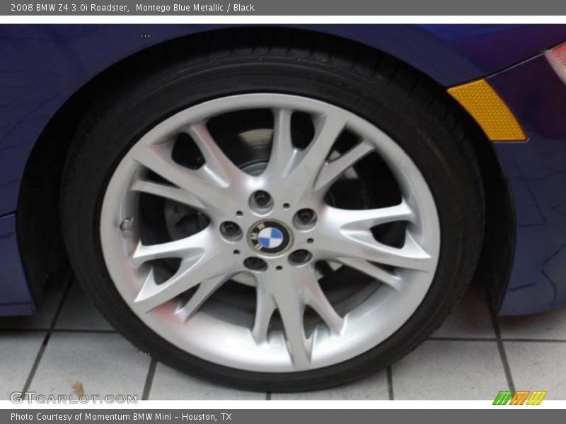 Montego Blue Metallic / Black 2008 BMW Z4 3.0i Roadster