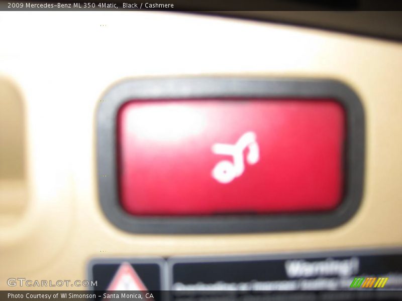 Black / Cashmere 2009 Mercedes-Benz ML 350 4Matic