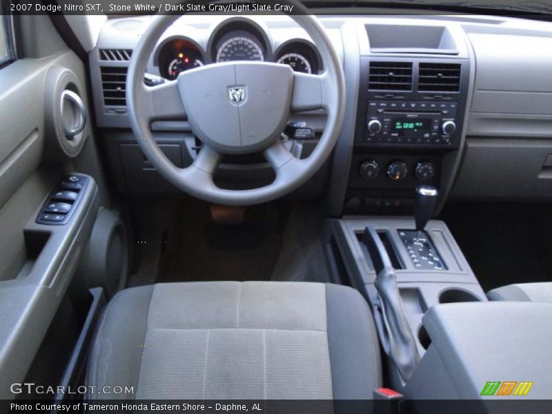 Stone White / Dark Slate Gray/Light Slate Gray 2007 Dodge Nitro SXT