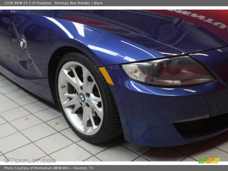 Montego Blue Metallic / Black 2008 BMW Z4 3.0i Roadster