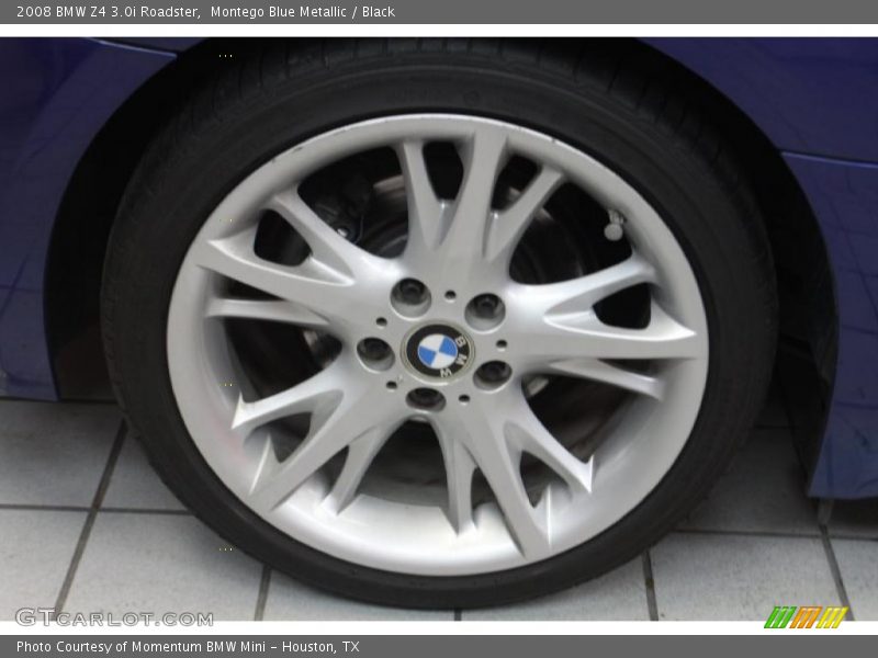 Montego Blue Metallic / Black 2008 BMW Z4 3.0i Roadster