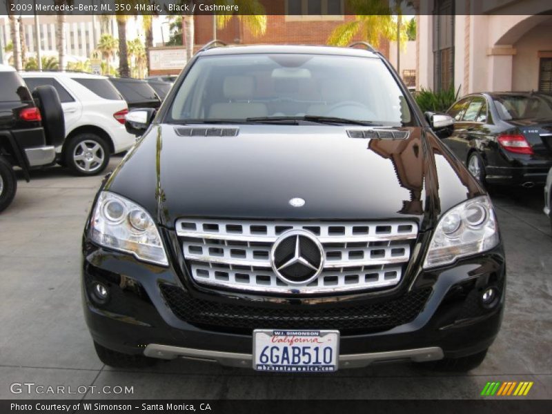 Black / Cashmere 2009 Mercedes-Benz ML 350 4Matic