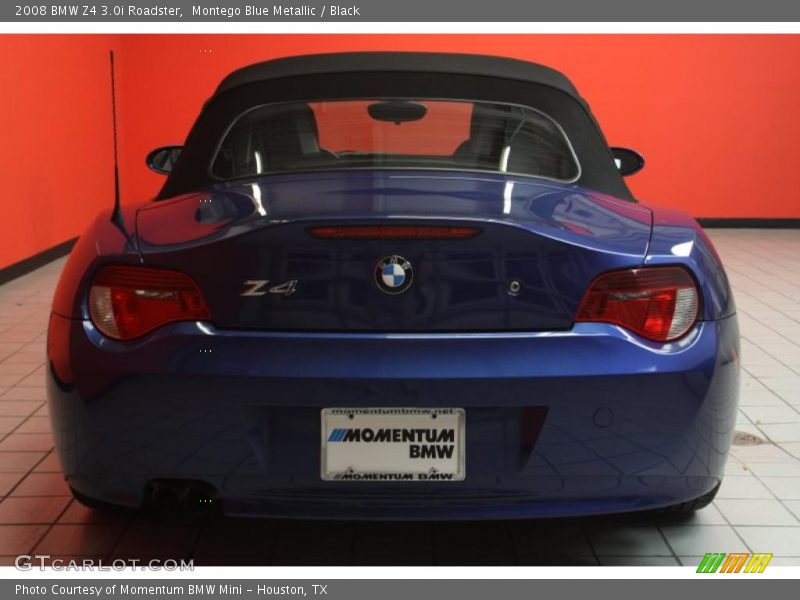Montego Blue Metallic / Black 2008 BMW Z4 3.0i Roadster