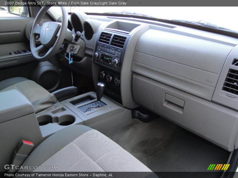 Stone White / Dark Slate Gray/Light Slate Gray 2007 Dodge Nitro SXT