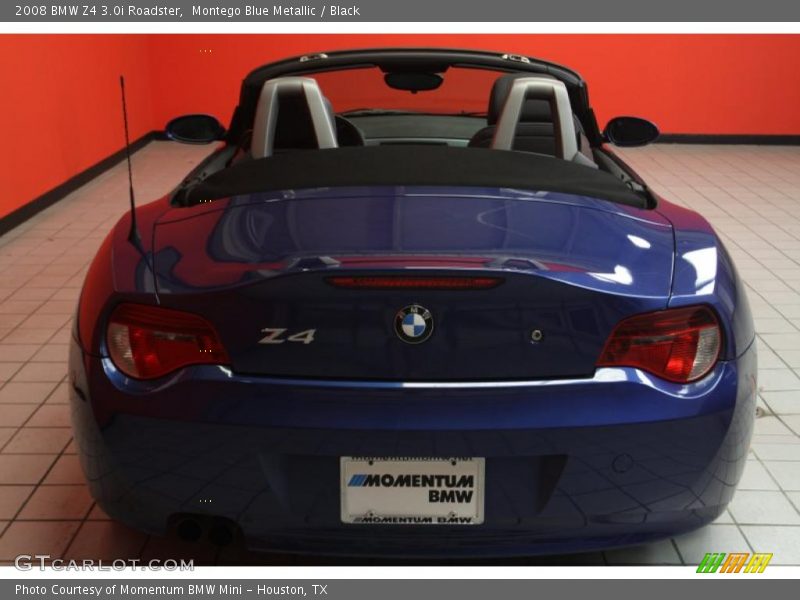 Montego Blue Metallic / Black 2008 BMW Z4 3.0i Roadster