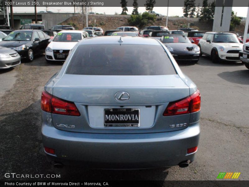 Breakwater Blue Metallic / Sterling 2007 Lexus IS 250