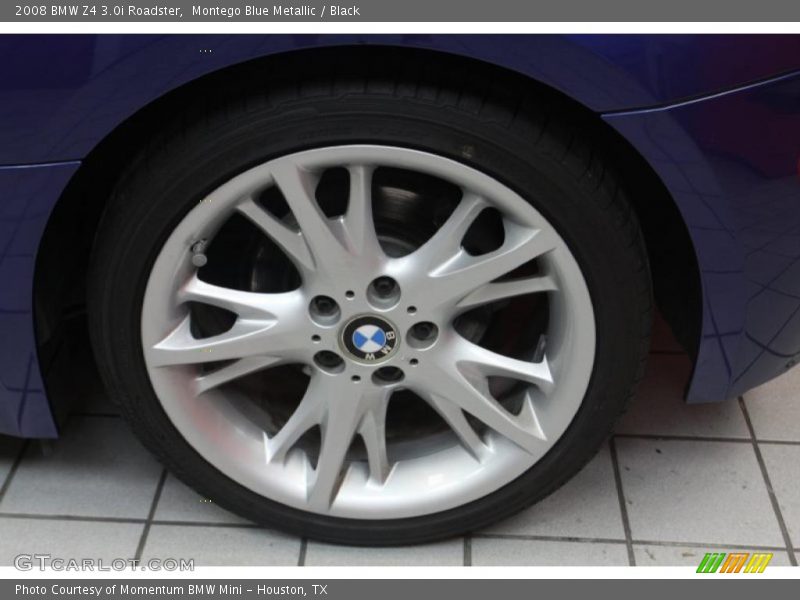 Montego Blue Metallic / Black 2008 BMW Z4 3.0i Roadster