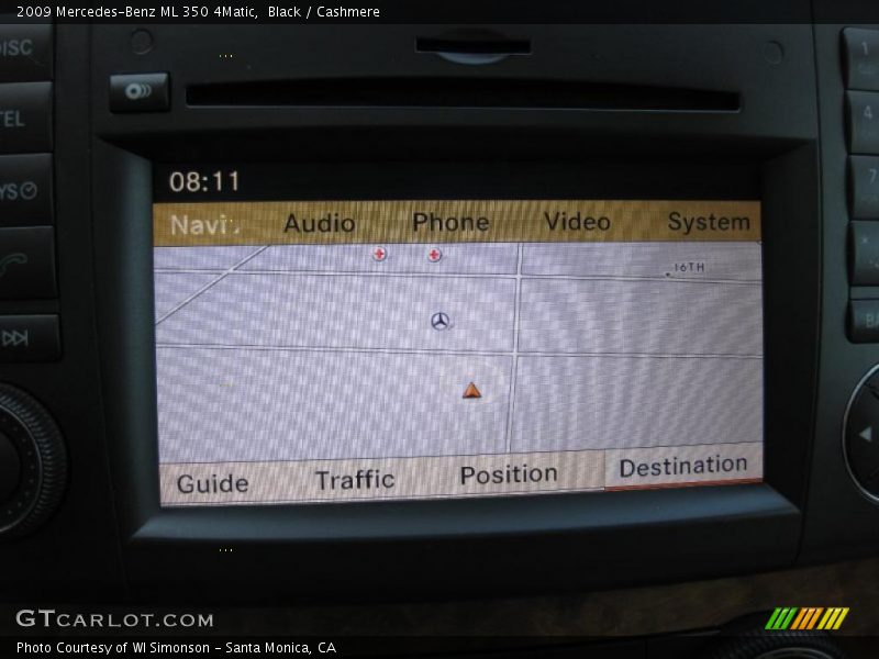 Black / Cashmere 2009 Mercedes-Benz ML 350 4Matic