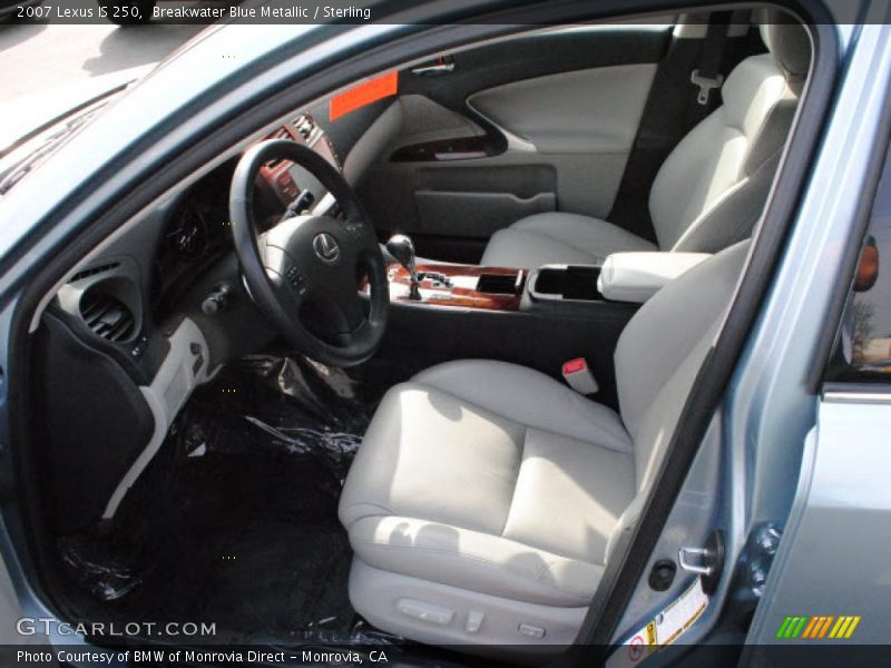 Breakwater Blue Metallic / Sterling 2007 Lexus IS 250