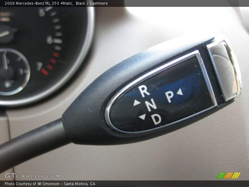Black / Cashmere 2009 Mercedes-Benz ML 350 4Matic