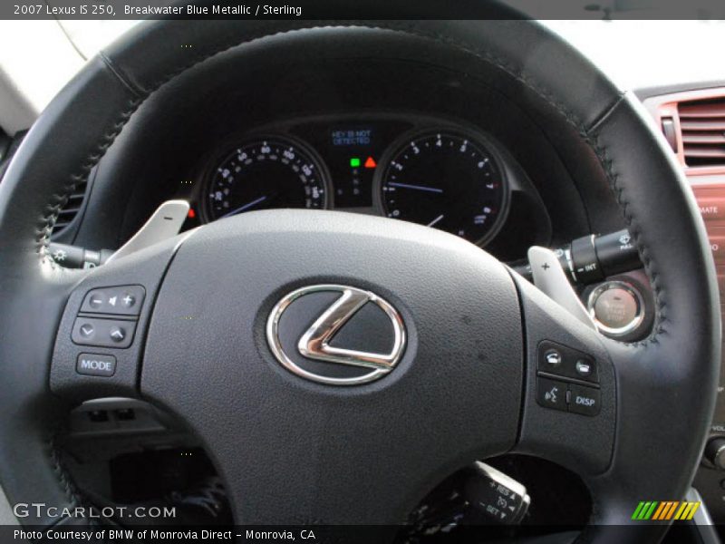 Breakwater Blue Metallic / Sterling 2007 Lexus IS 250