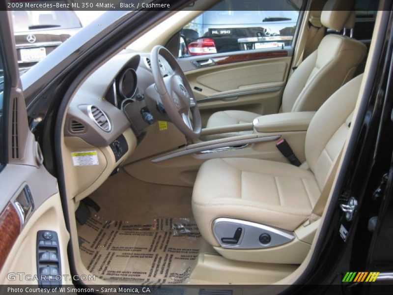 Black / Cashmere 2009 Mercedes-Benz ML 350 4Matic