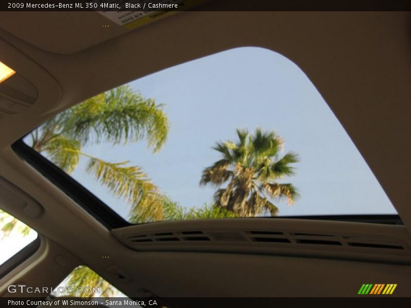Black / Cashmere 2009 Mercedes-Benz ML 350 4Matic