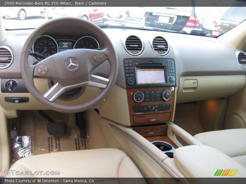 Black / Cashmere 2009 Mercedes-Benz ML 350 4Matic