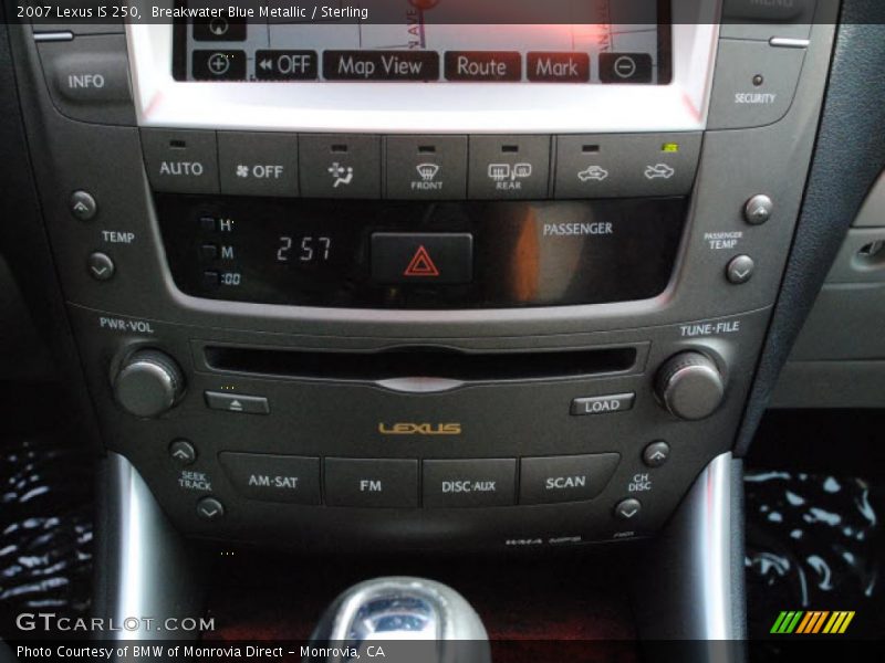 Breakwater Blue Metallic / Sterling 2007 Lexus IS 250
