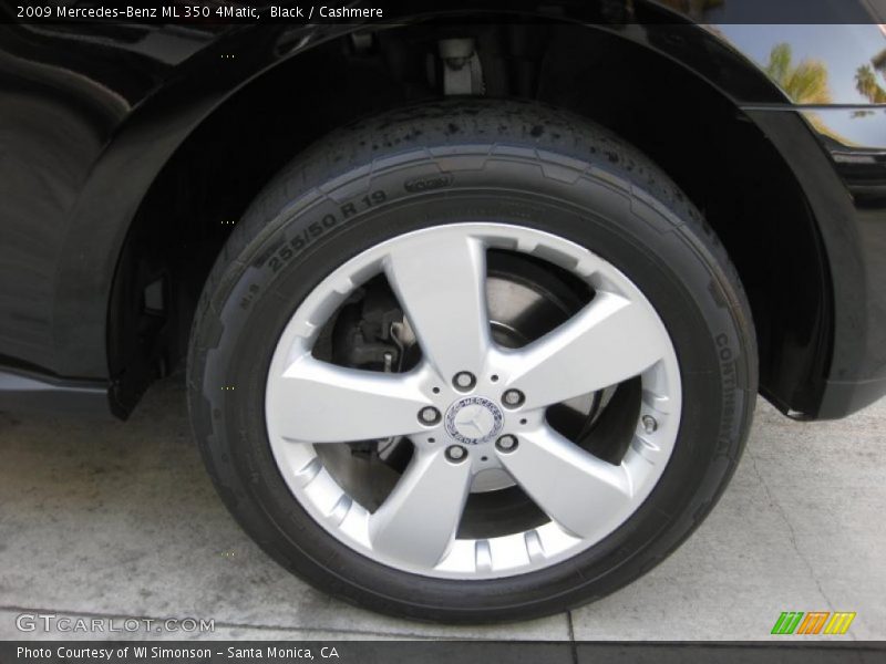 Black / Cashmere 2009 Mercedes-Benz ML 350 4Matic