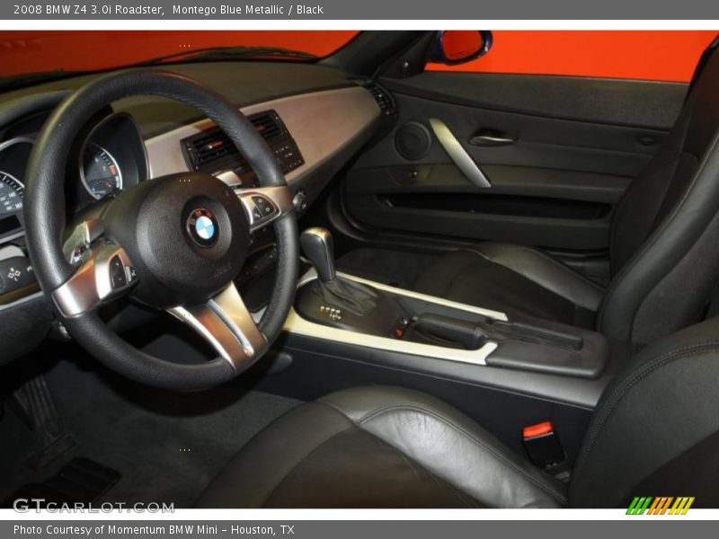 Montego Blue Metallic / Black 2008 BMW Z4 3.0i Roadster