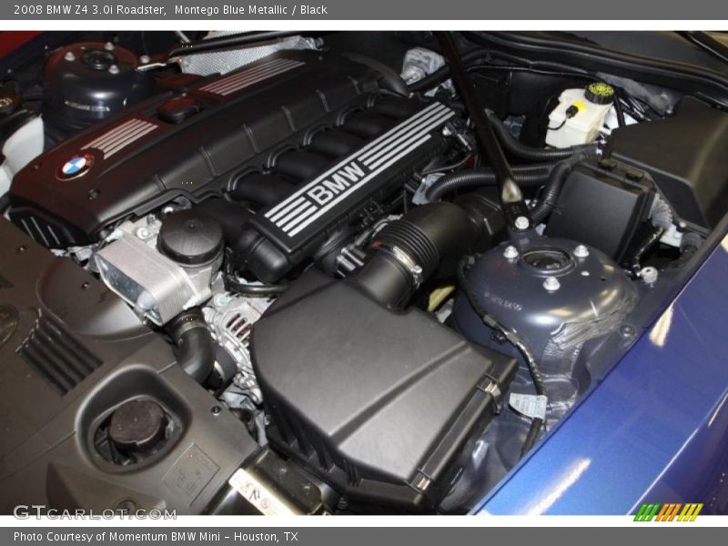 Montego Blue Metallic / Black 2008 BMW Z4 3.0i Roadster