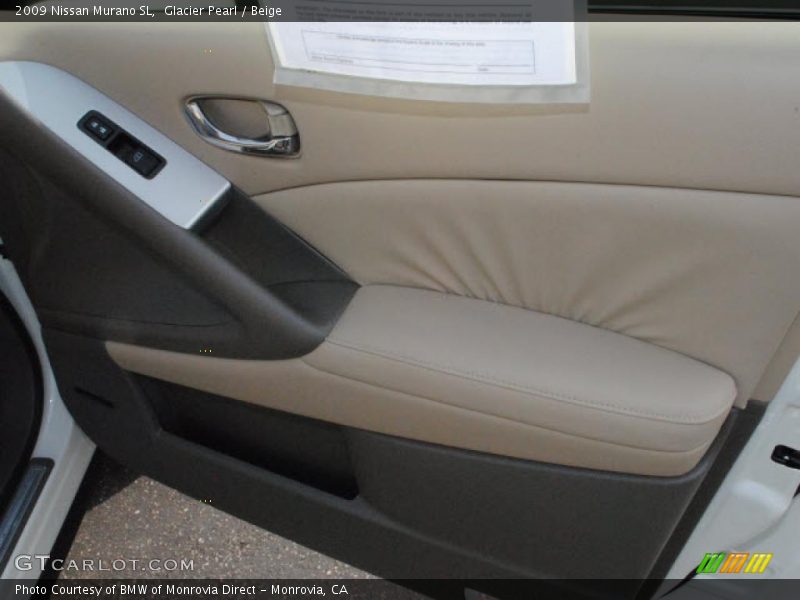 Glacier Pearl / Beige 2009 Nissan Murano SL