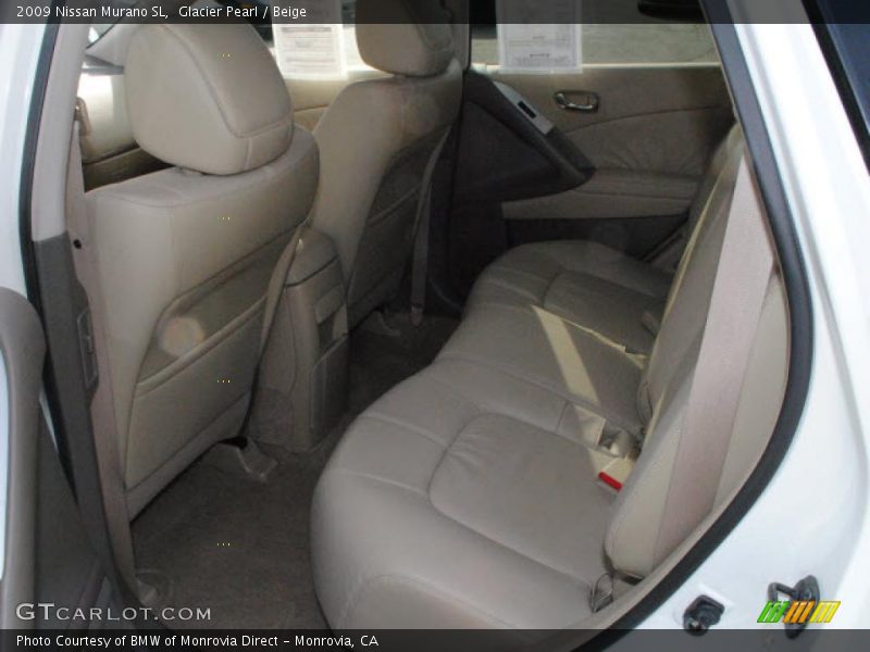 Glacier Pearl / Beige 2009 Nissan Murano SL