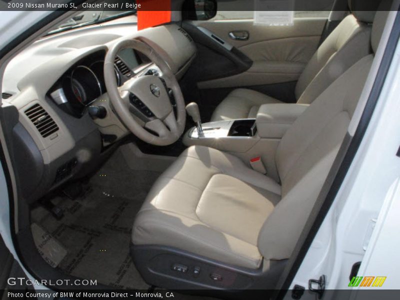 Glacier Pearl / Beige 2009 Nissan Murano SL