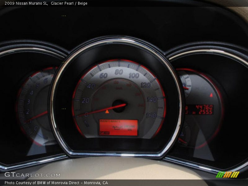 Glacier Pearl / Beige 2009 Nissan Murano SL