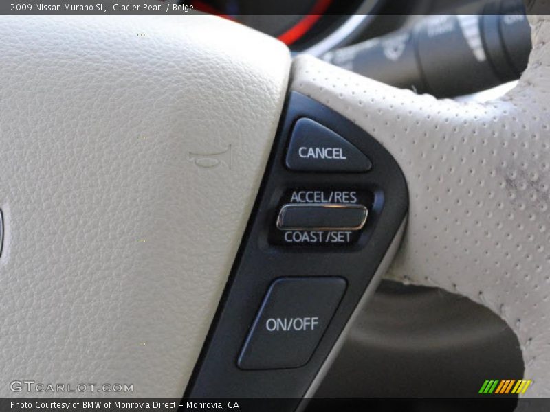 Glacier Pearl / Beige 2009 Nissan Murano SL