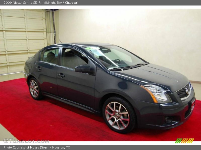 Midnight Sky / Charcoal 2009 Nissan Sentra SE-R