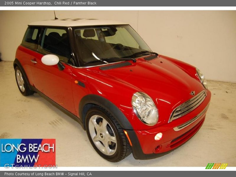 Chili Red / Panther Black 2005 Mini Cooper Hardtop