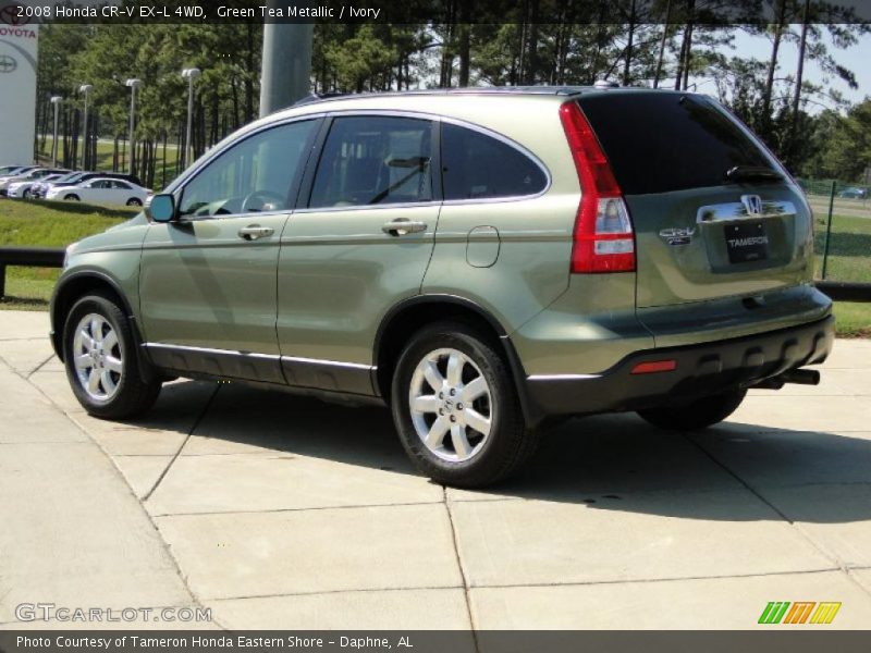 Green Tea Metallic / Ivory 2008 Honda CR-V EX-L 4WD