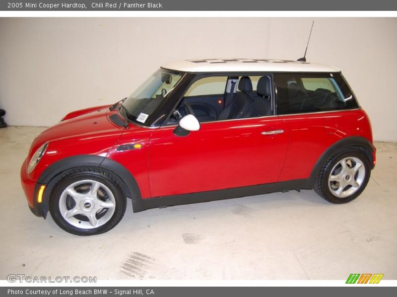 Chili Red / Panther Black 2005 Mini Cooper Hardtop