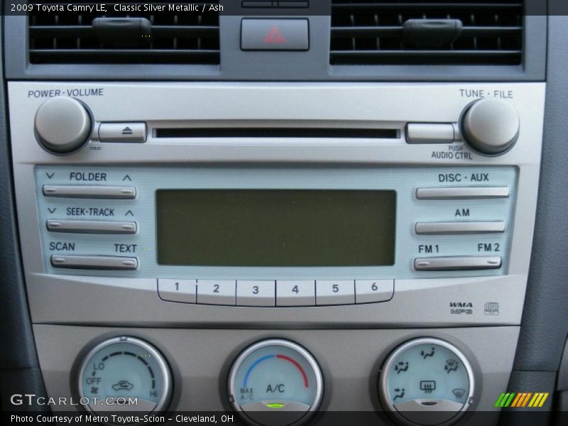 Classic Silver Metallic / Ash 2009 Toyota Camry LE