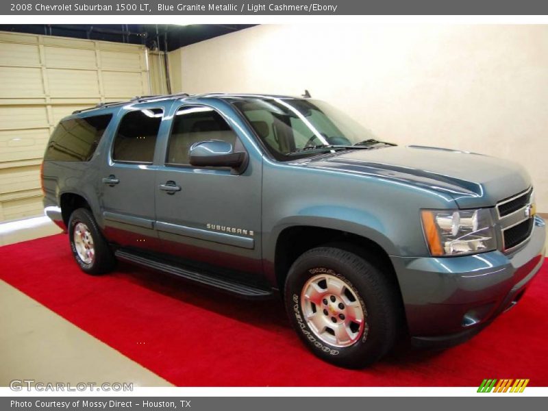 Blue Granite Metallic / Light Cashmere/Ebony 2008 Chevrolet Suburban 1500 LT