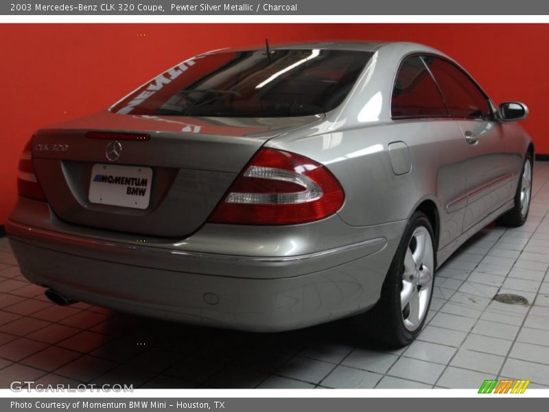 Pewter Silver Metallic / Charcoal 2003 Mercedes-Benz CLK 320 Coupe