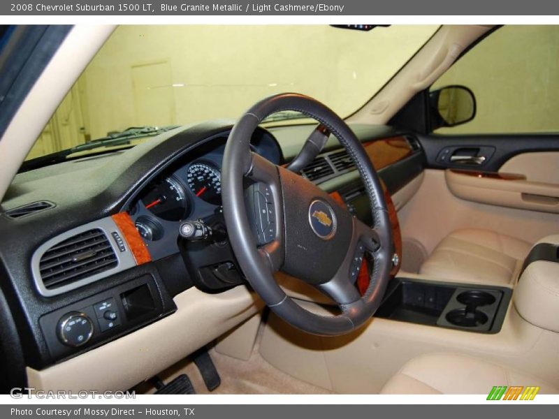 Blue Granite Metallic / Light Cashmere/Ebony 2008 Chevrolet Suburban 1500 LT