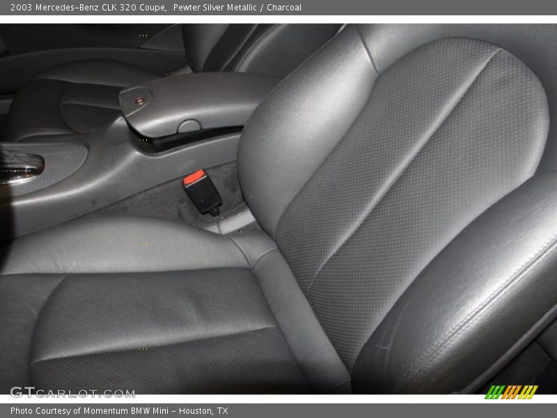 Pewter Silver Metallic / Charcoal 2003 Mercedes-Benz CLK 320 Coupe