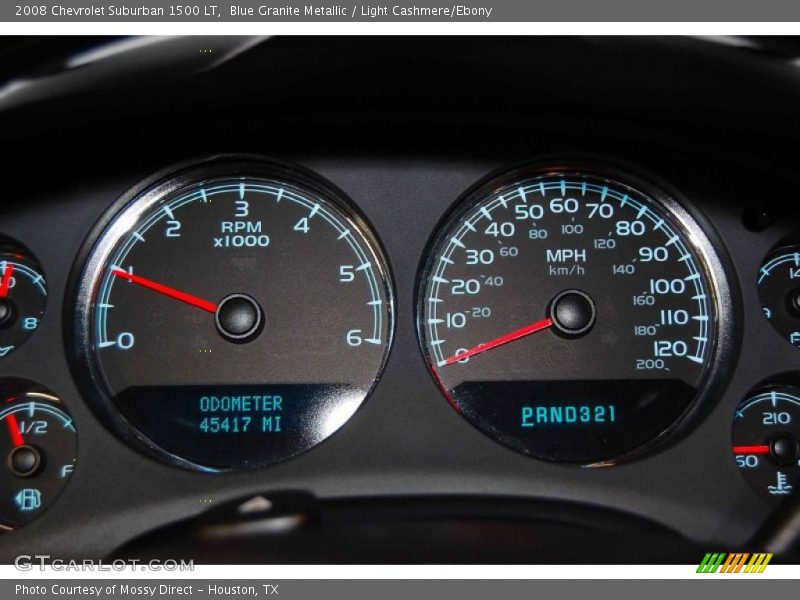 Blue Granite Metallic / Light Cashmere/Ebony 2008 Chevrolet Suburban 1500 LT