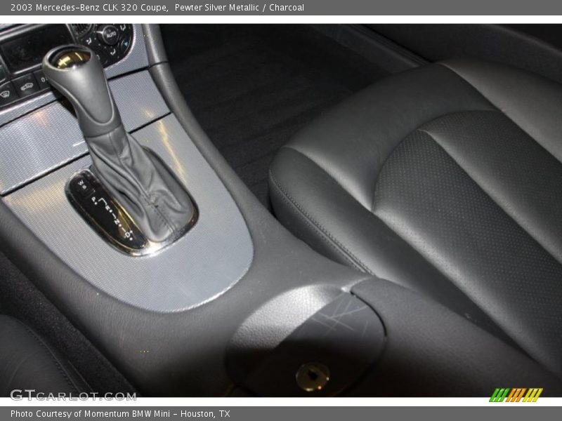 Pewter Silver Metallic / Charcoal 2003 Mercedes-Benz CLK 320 Coupe