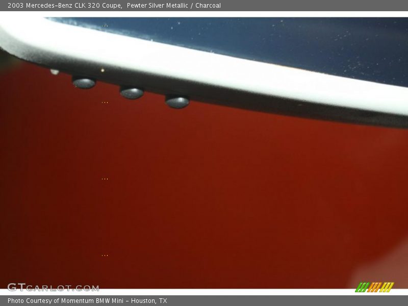 Pewter Silver Metallic / Charcoal 2003 Mercedes-Benz CLK 320 Coupe