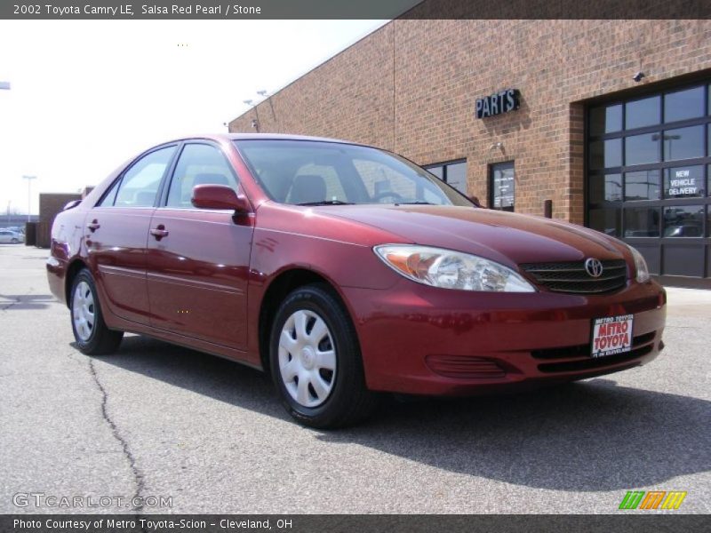 Salsa Red Pearl / Stone 2002 Toyota Camry LE