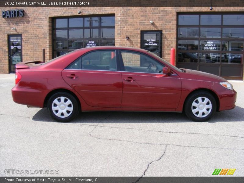 Salsa Red Pearl / Stone 2002 Toyota Camry LE