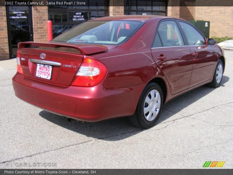 Salsa Red Pearl / Stone 2002 Toyota Camry LE