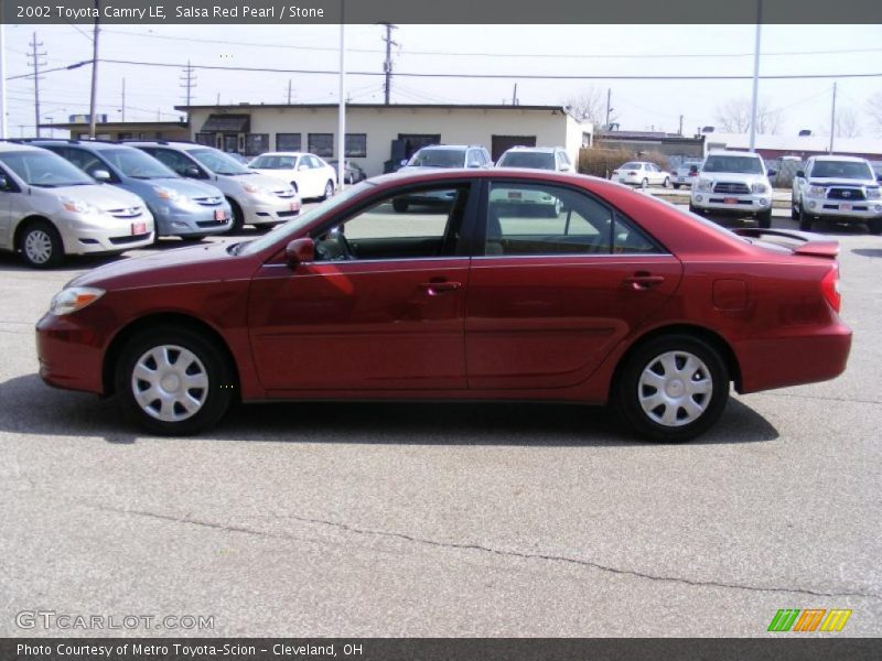 Salsa Red Pearl / Stone 2002 Toyota Camry LE