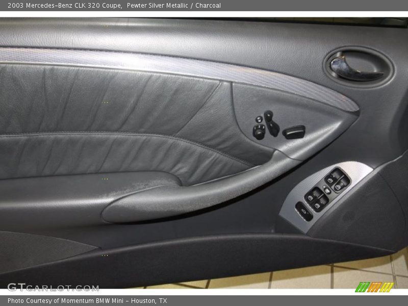 Pewter Silver Metallic / Charcoal 2003 Mercedes-Benz CLK 320 Coupe